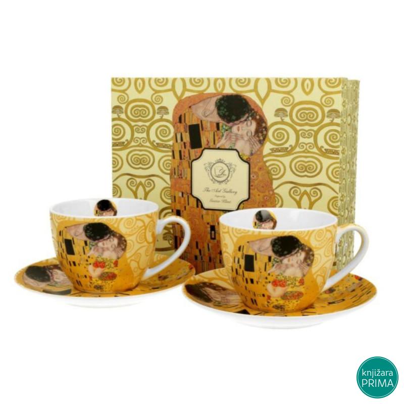 Set šolja DUO Gustav Klimt - Poljubac 