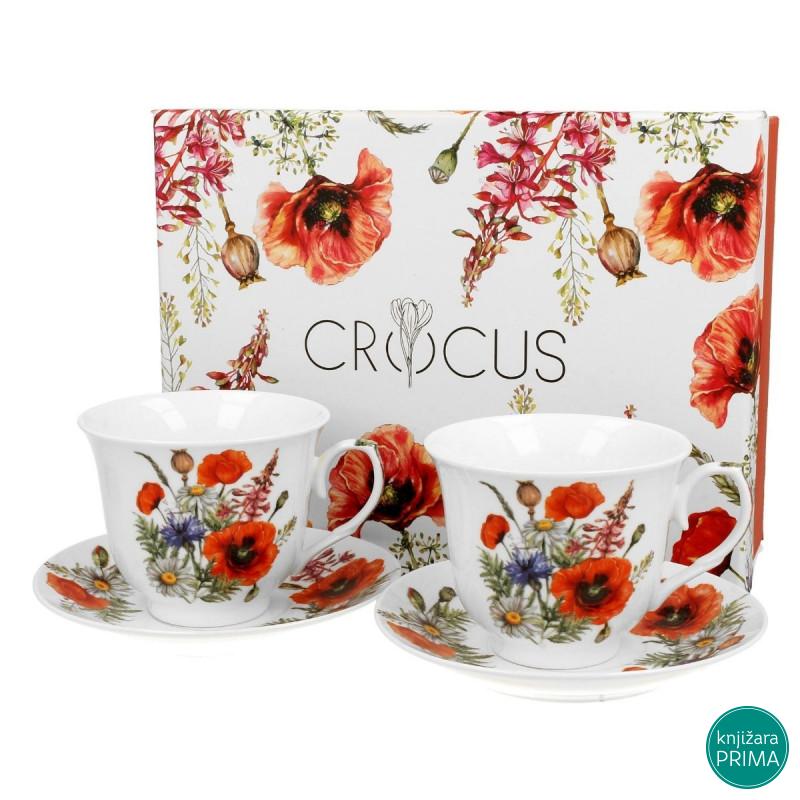 Set šolja CROCUS Poppy Garden 
