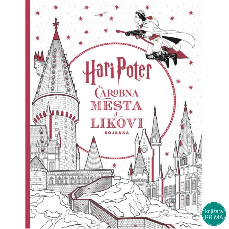 Hari Poter i  čarobna mesta i likovi - zvanična bojanka 