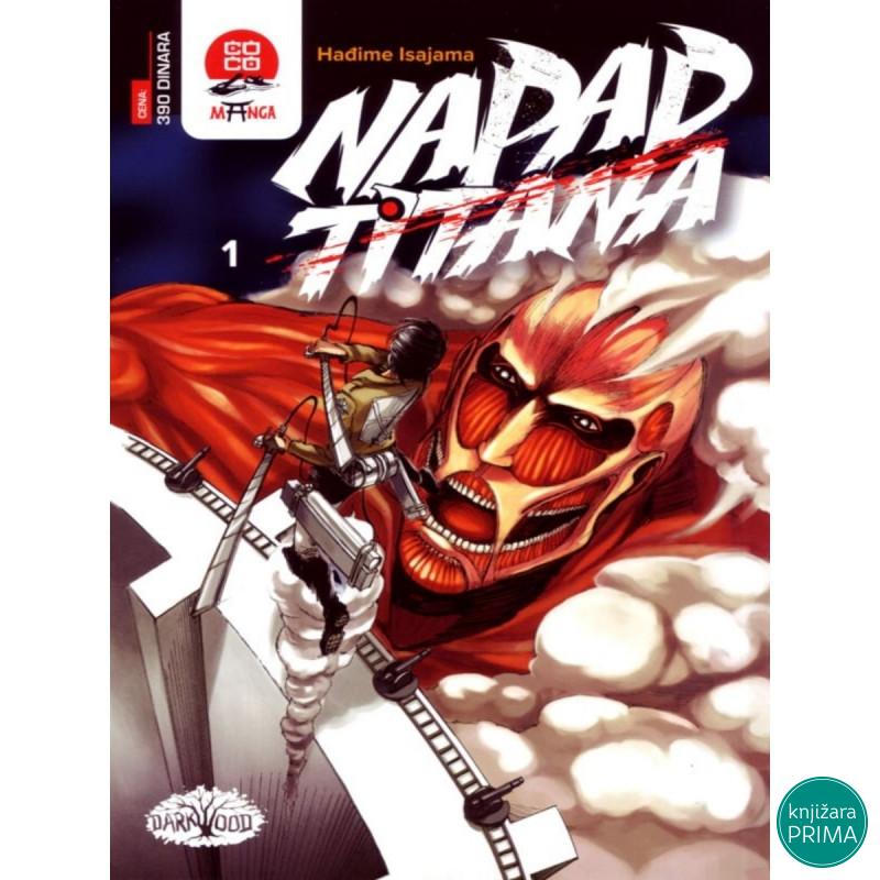 Napad titana 1 DARKWOOD Manga 