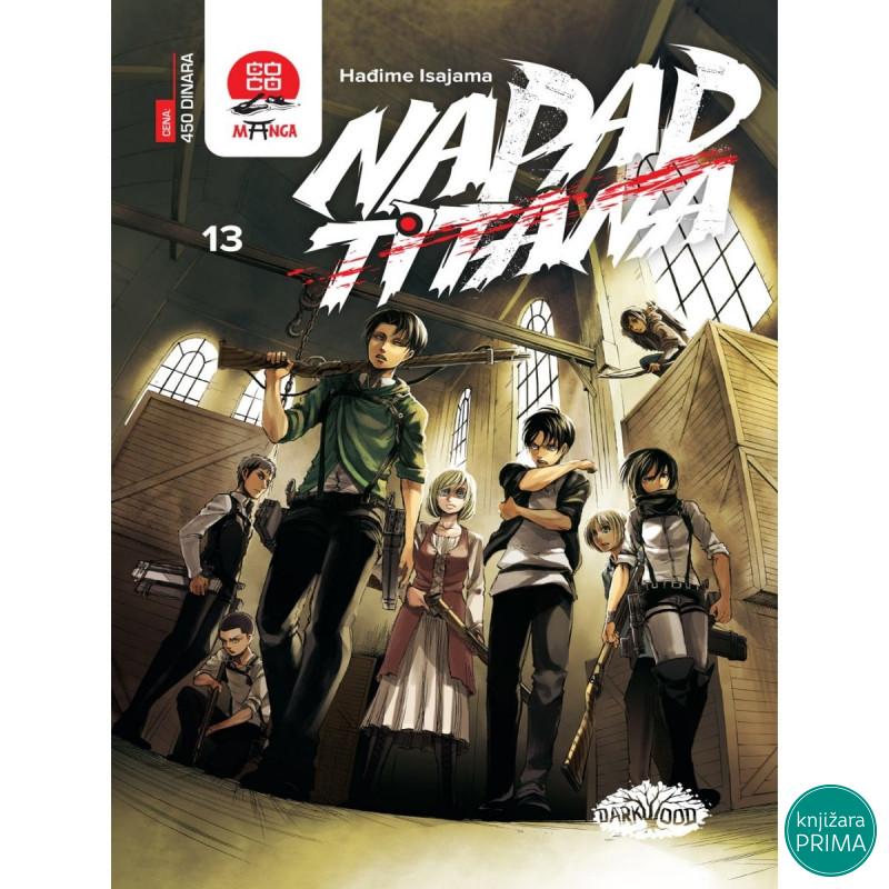 Napad titana 13 DARKWOOD Manga 