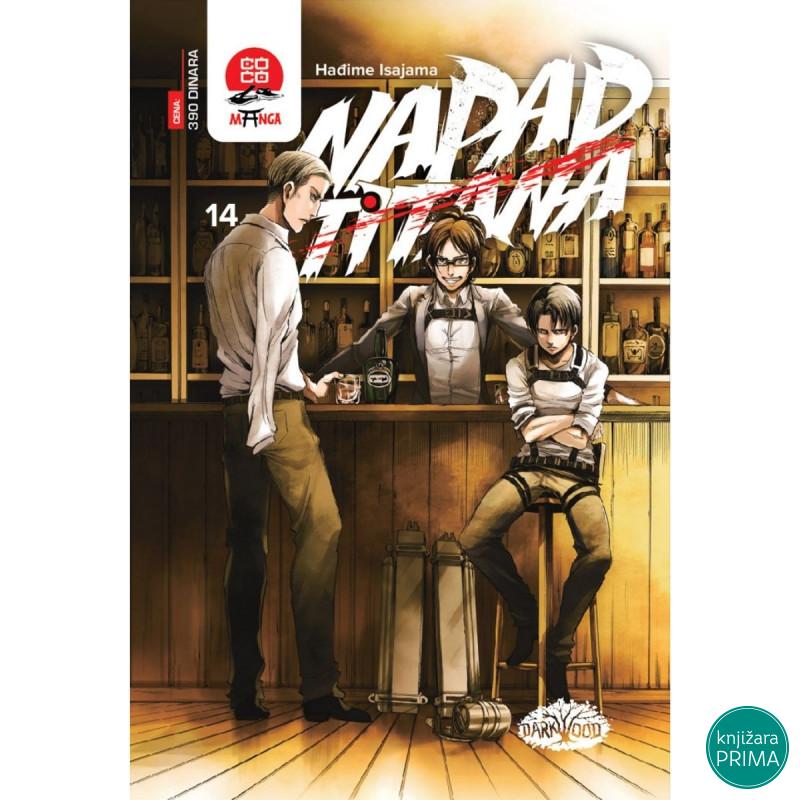 Napad titana 14 DARKWOOD Manga 