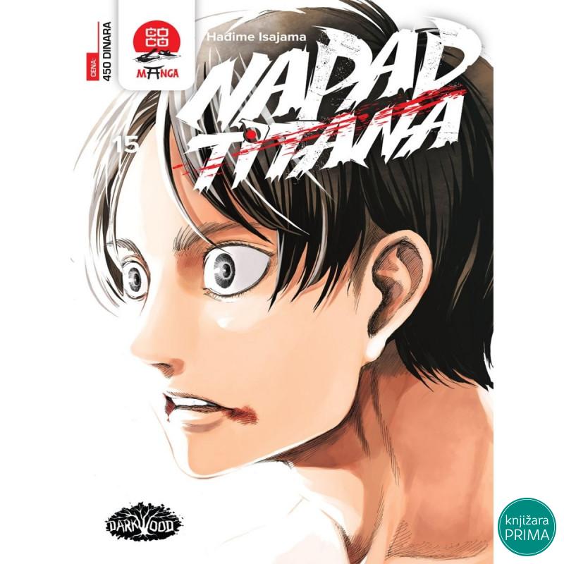 Napad titana 15 DARKWOOD Manga 