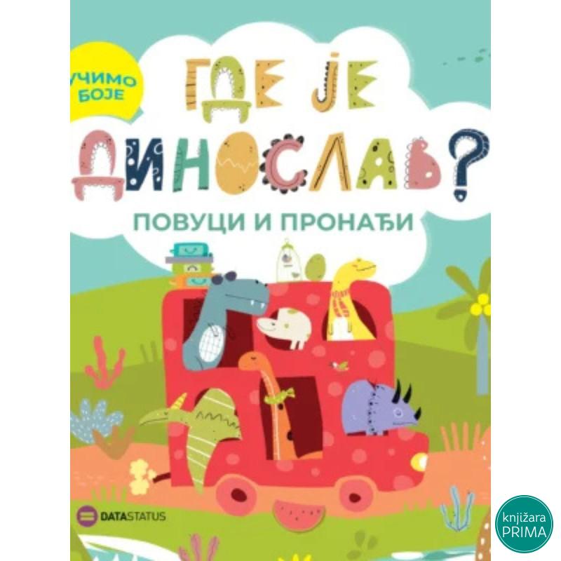 Gde je Dinoslav? – Učimo boje (povuci i pronađi) 