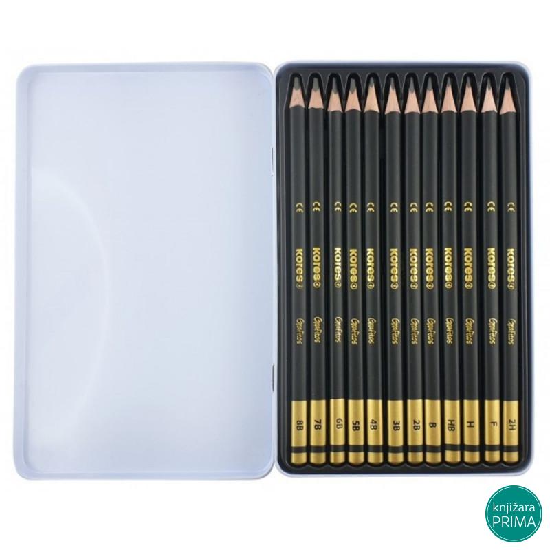 Set grafitnih olovaka KORES Grafitos 