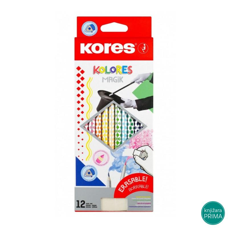 Drvene bojice 12 KORES Magik 