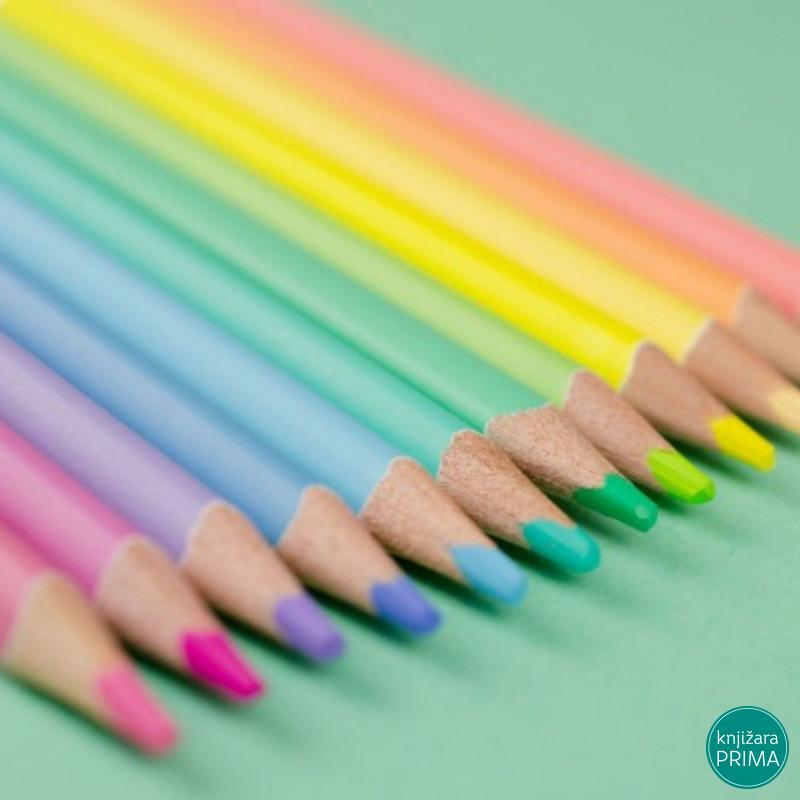 Drvene bojice 24 KORES Pastel 