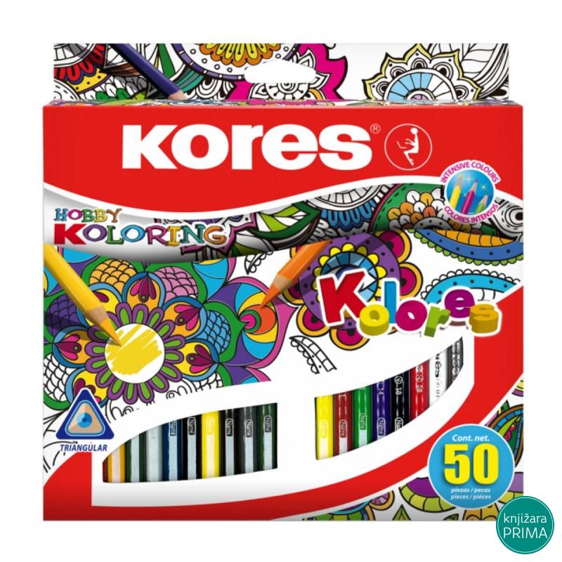 Drvene bojice 50 KORES 