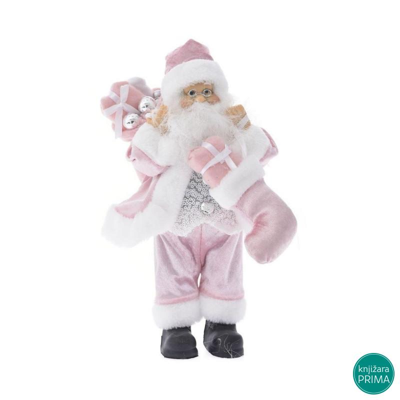 Deda mraz roze AI 30cm 