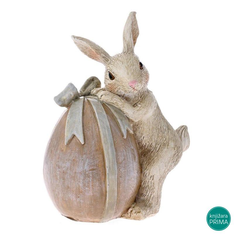 Uskršnji zeka i jaje sa mašnom 