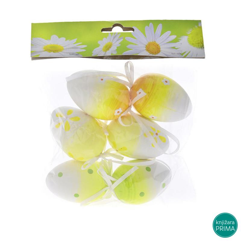 Uskršnja plastična jaja 6 komada 