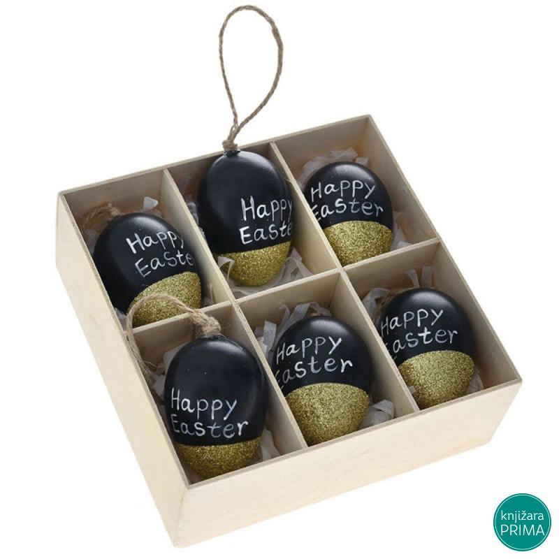 Uskršnja plastična jaja 6 komada 