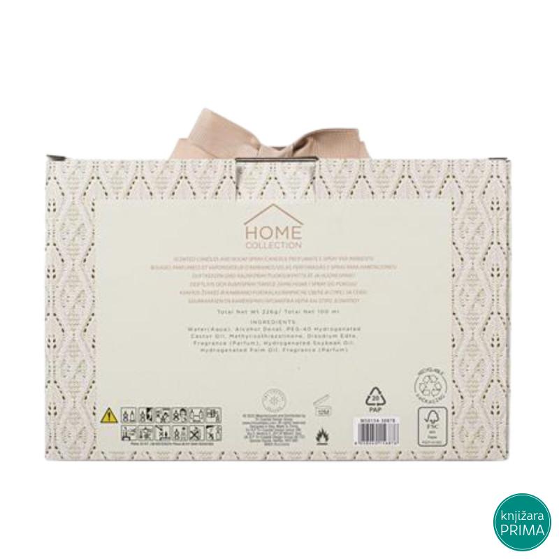 Sveća i sprej set 3 Apple cinnamon and Vanilla 