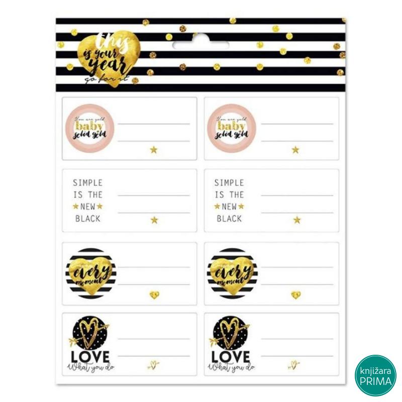 Nalepnice za sveske Glitter 