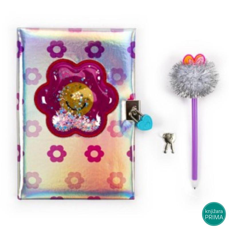 Dnevnik sa olovkom TRANSIT Holo Flower 