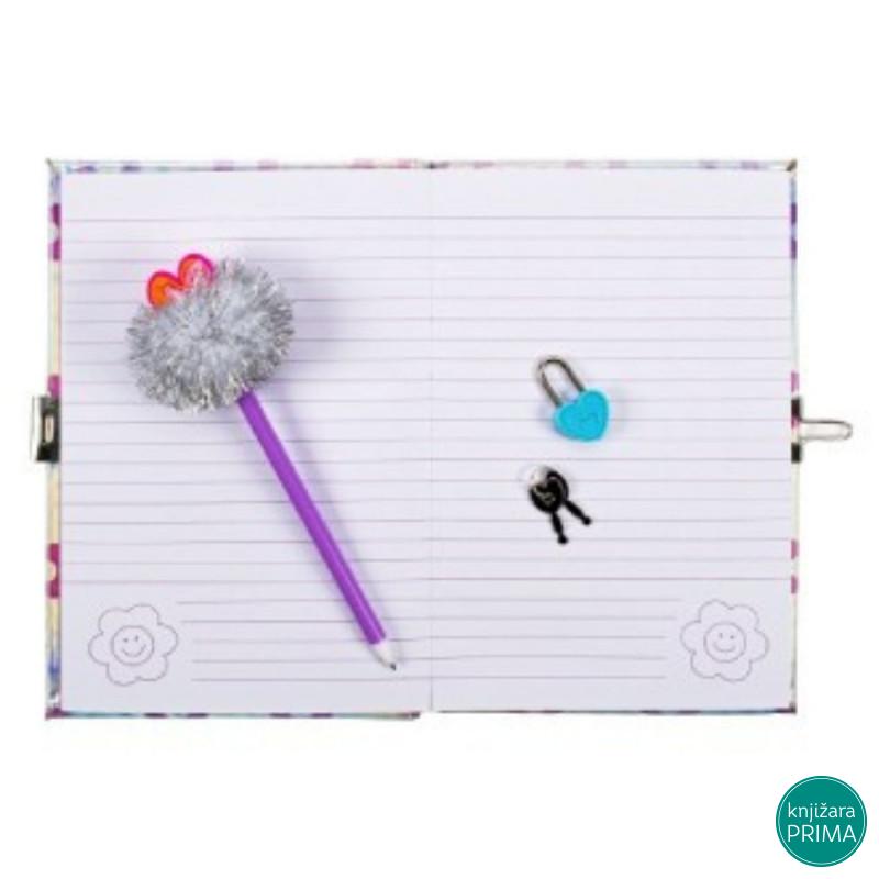 Dnevnik sa olovkom TRANSIT Holo Flower 