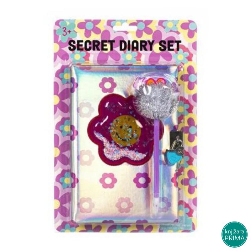 Dnevnik sa olovkom TRANSIT Holo Flower 