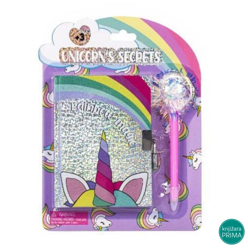 Dnevnik sa olovkom TRANSIT Unicorn Secret 