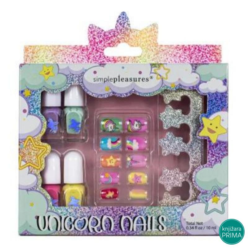 Kozmetički set za nokte SIMPLE PLEASURES Unicorn 