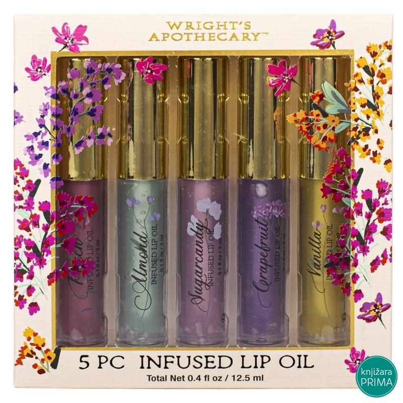 Ulje za usne set 5 SECRET GARDEN Rose 
