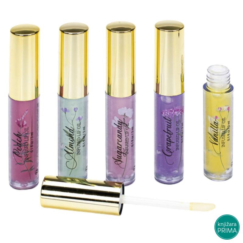 Ulje za usne set 5 SECRET GARDEN White musk 