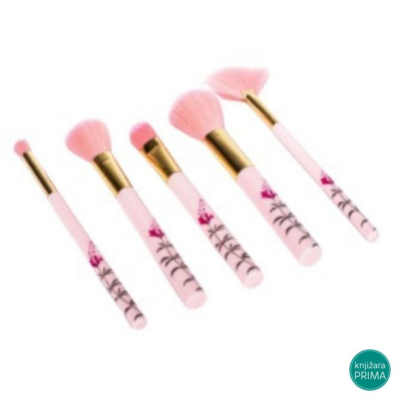 Četkice za šminkanje set SECRET GARDEN Pink 