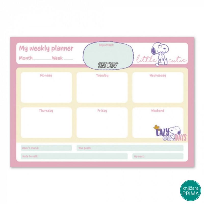 Stoni planer A4 Snoopy 