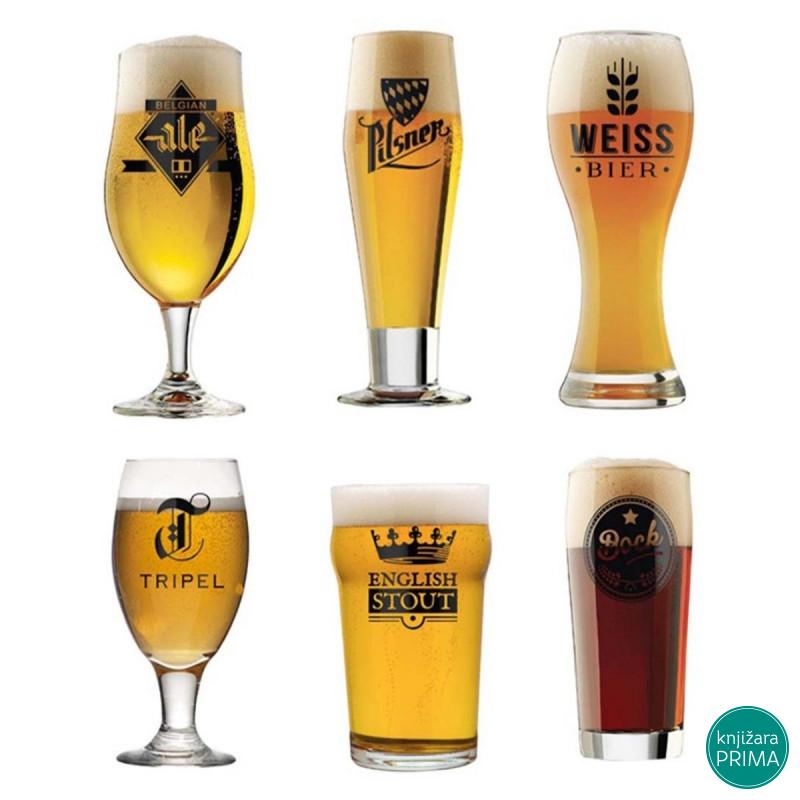 Set od 6 čaša za pivo 