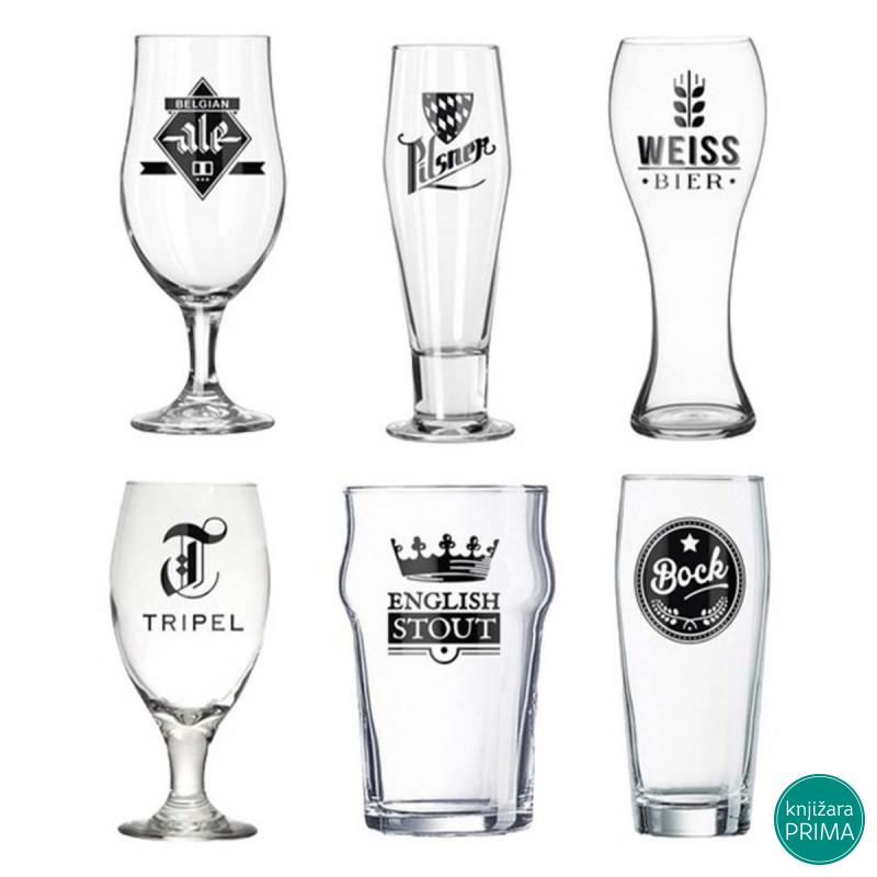 Set od 6 čaša za pivo 