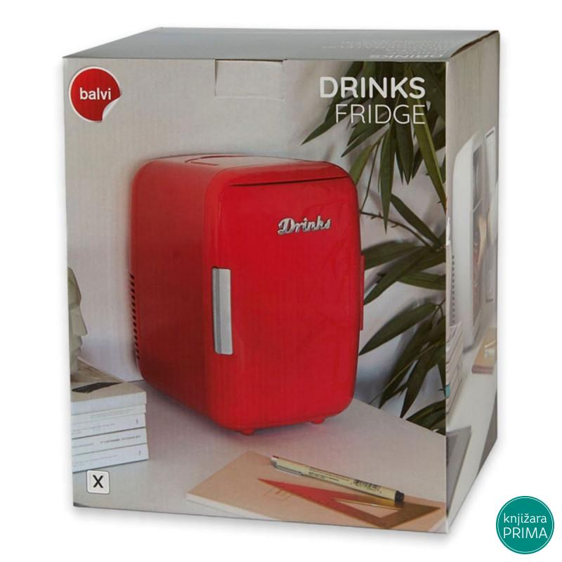 Mini Frižider Drinks red 