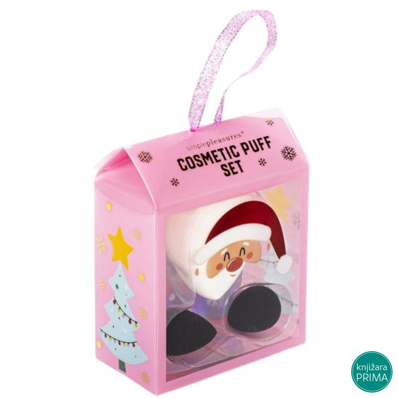 Blenderi za šminku set 3 SIMPLE PLEASURES Santa Claus 