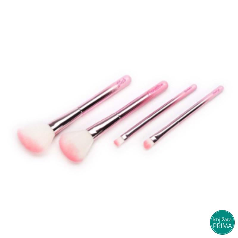 Četkica za šminku set 4 POSH AND POP 