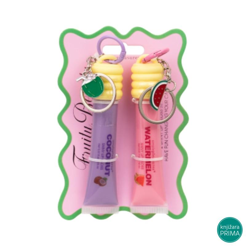 Privezak i sjaj za usne FRUITY COCONUT set 