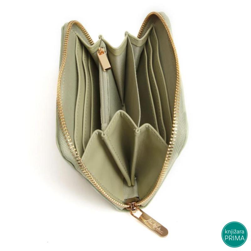 Novčanik ALICE WHEELER bromley - Sage 