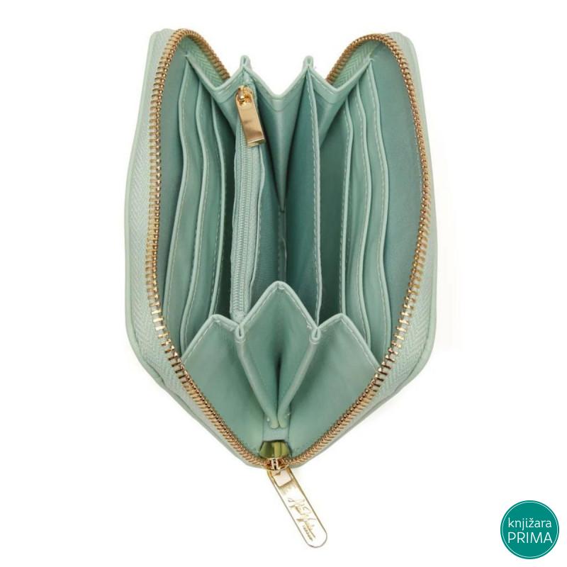 Novčanik ALICE WHEELER bromley - Pastel Mint 