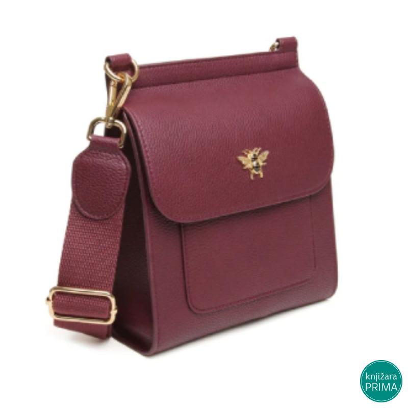 Torba ALICE WHEELER Bloomsbury Crossbody - Berry 