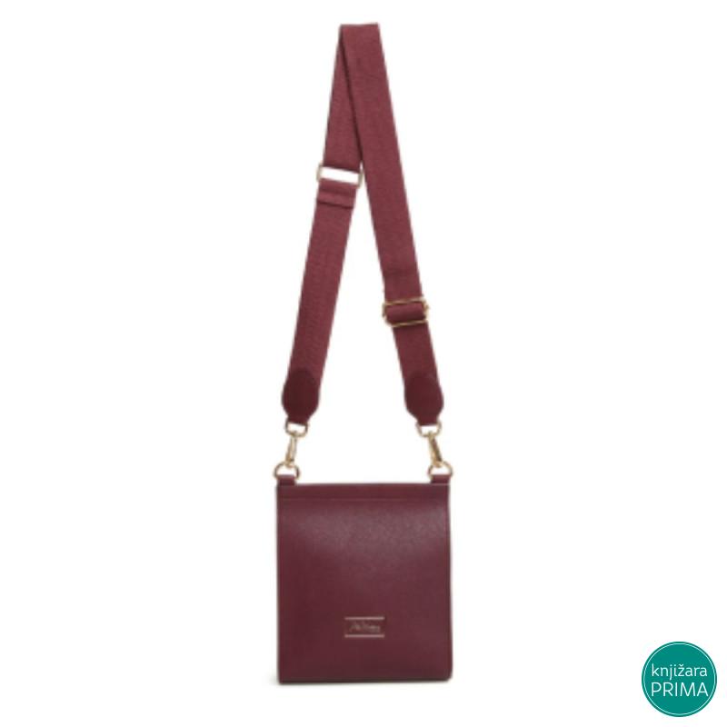 Torba ALICE WHEELER Bloomsbury Crossbody - Berry 