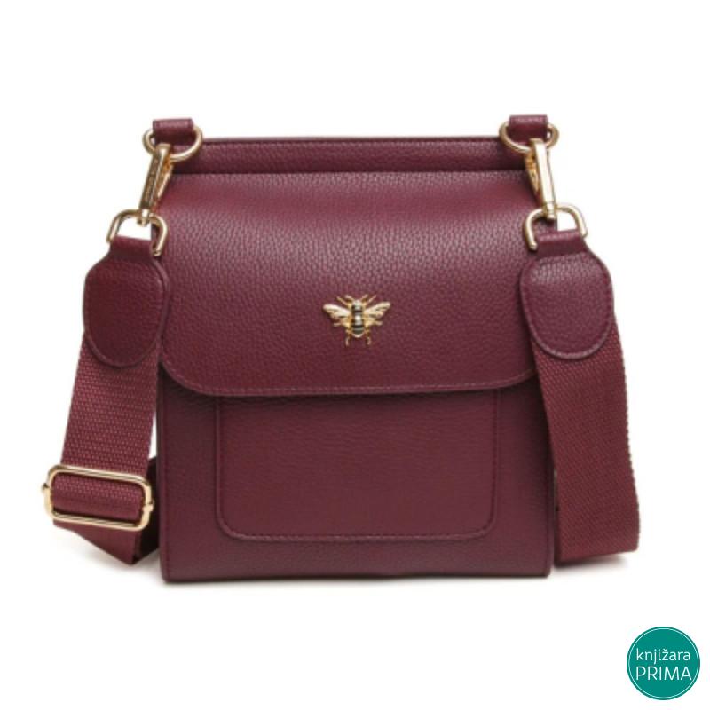Torba ALICE WHEELER Bloomsbury Crossbody - Berry 