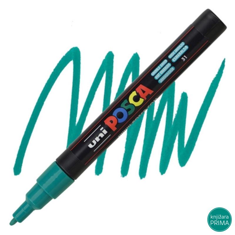 POSCA marker UNI PC-3m zeleni emerald 31 