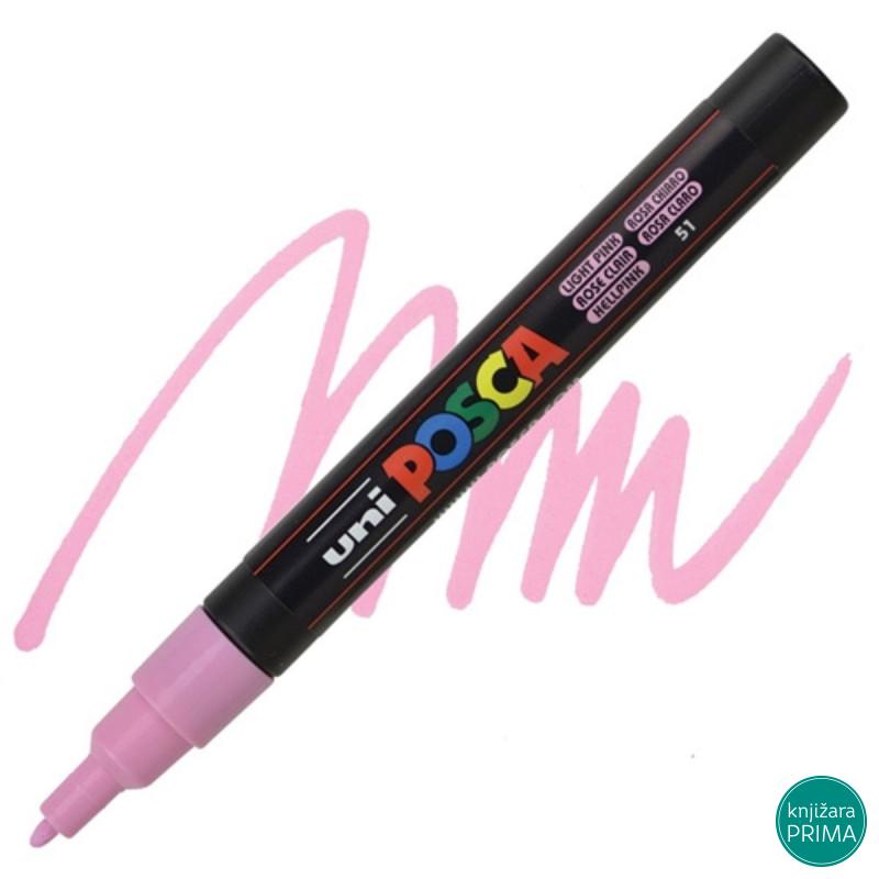 POSCA marker UNI PC-3m svetlo roze 51 