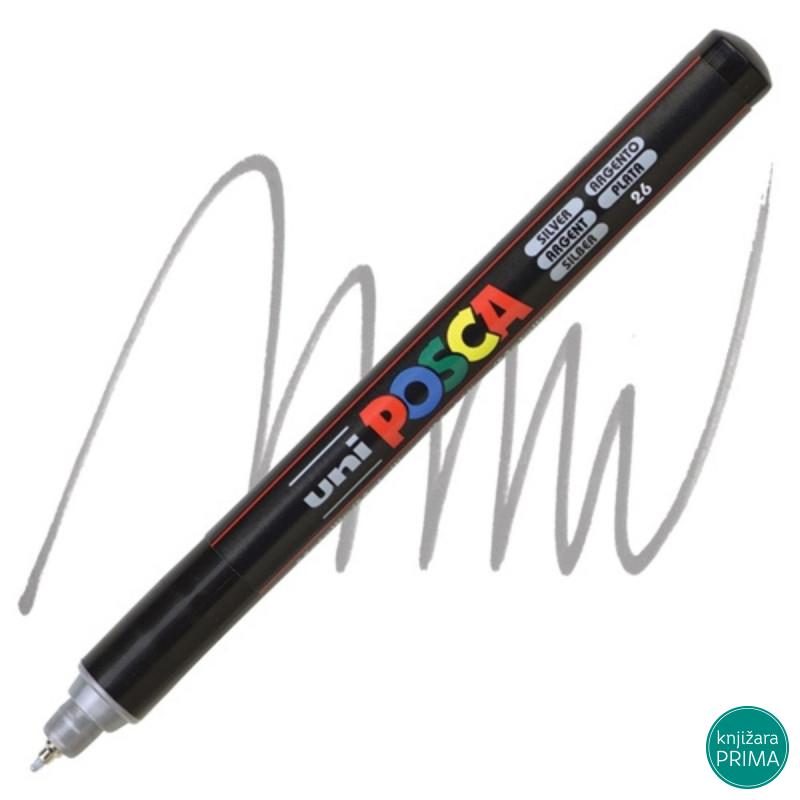 POSCA marker UNI PC-1mr srebrni 26 