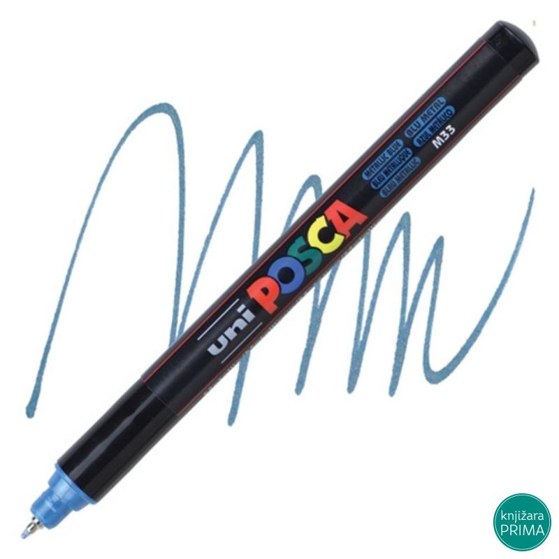 POSCA marker UNI PC-1mr metalik plavi m33 