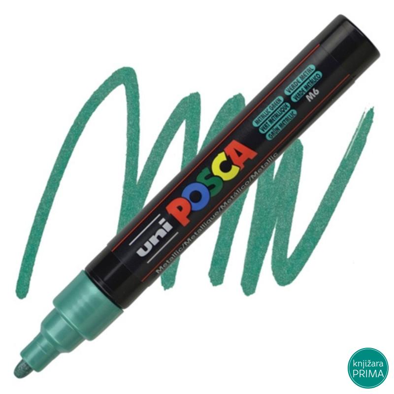 POSCA marker UNI PC-5m metalik zeleni m6 