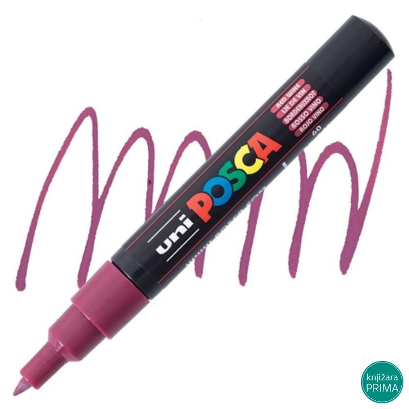 POSCA marker UNI PC-1M vino crveni 60 