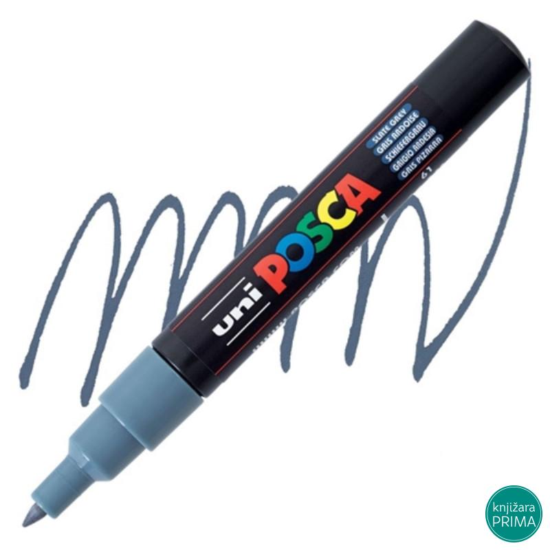 POSCA marker UNI PC-1M kamen sivi 61 