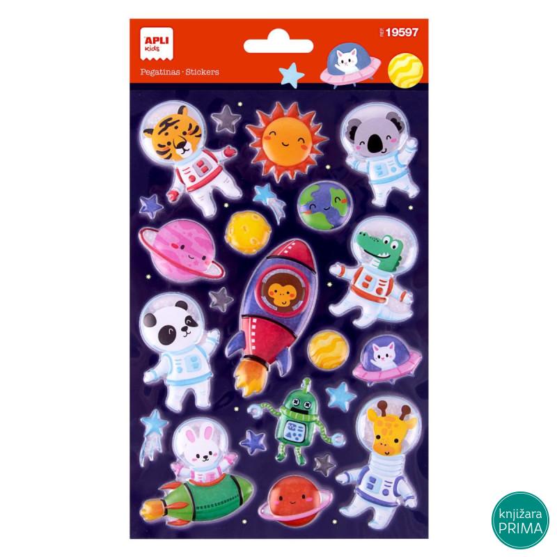Stikeri APLI svemir i životinje 