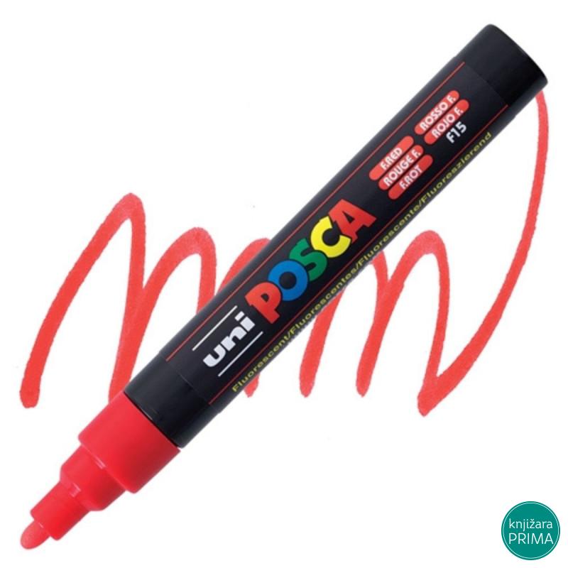 POSCA marker UNI PC-5m fluo crveni f15 