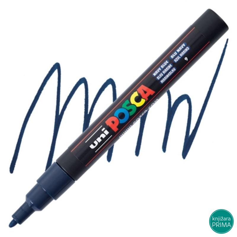 POSCA marker UNI PC-3m plavi teget 9 