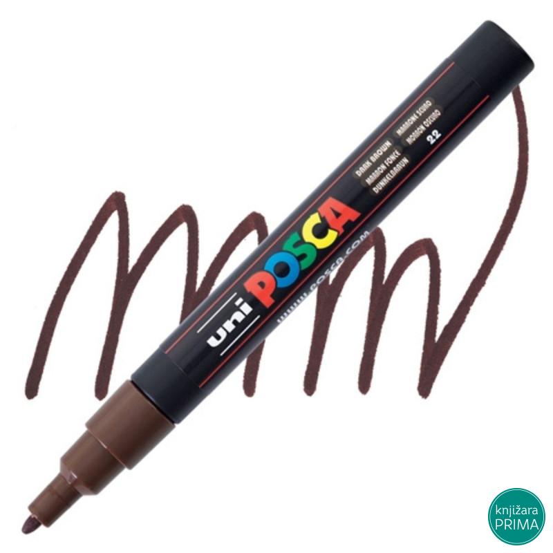 POSCA marker UNI PC-3m tamno braon 22 