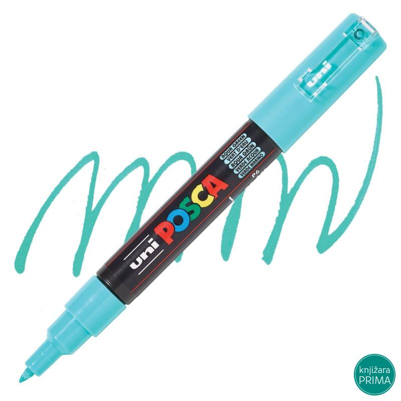 POSCA marker UNI PC-1M akva zeleni p6 